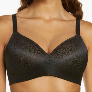 Wacoal Bra 856303 Back Appeal Wire Free T-shirt Black size 40C